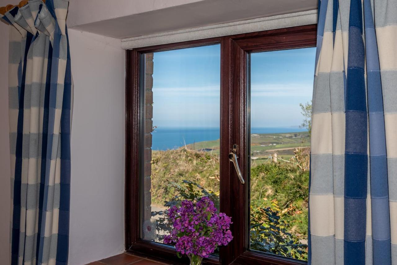 Polrunny Farm Seaberry Cottage With A Sea View And Log Burner Боскасл Экстерьер фото